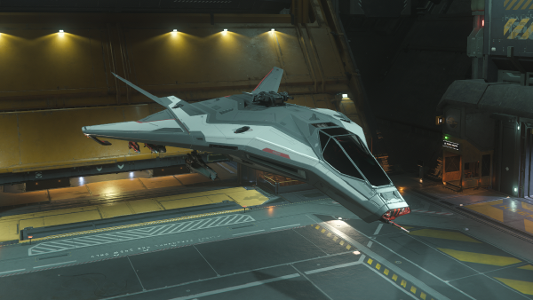 The arrow in flight, viewed from the front