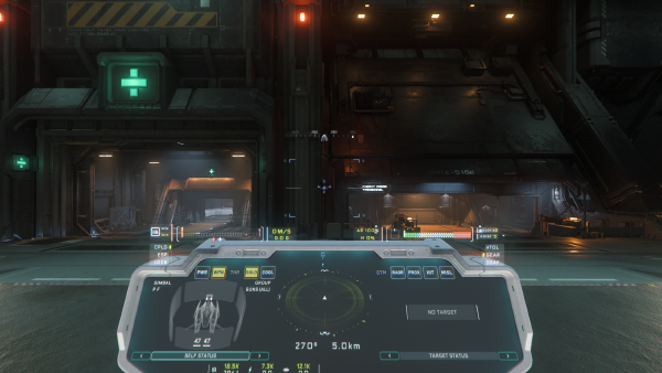 The Mustang Alpha's cockpit