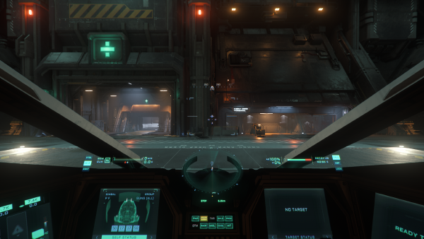 The Pisces' cockpit view