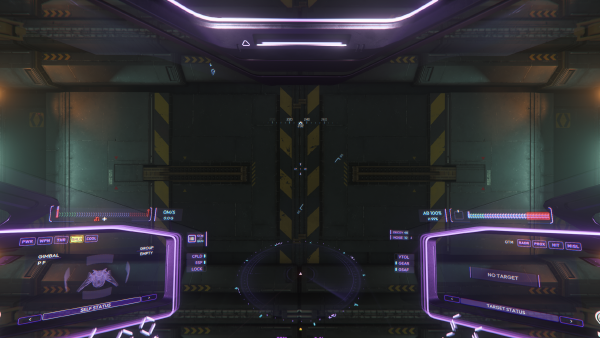 The Syulen's cockpit view